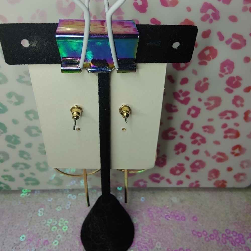 Statement dangle earrings - Picture 5 of 5